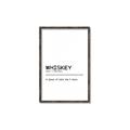 Picture of Quote Whiskey Censored _GroupedProduct_Rectangle_Portrait_Canvas_Framed_