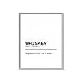 Picture of Quote Whiskey Censored _GroupedProduct_Rectangle_Portrait_Canvas_Framed_
