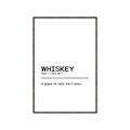 Picture of Quote Whiskey Censored _GroupedProduct_Rectangle_Portrait_Canvas_Framed_