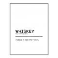 Picture of Quote Whiskey Censored _GroupedProduct_Rectangle_Portrait_Canvas_Framed_