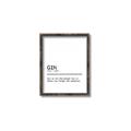 Picture of Quote Gin Question _GroupedProduct_Rectangle_Portrait_Canvas_Framed_