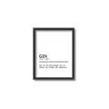 Picture of Quote Gin Question _GroupedProduct_Rectangle_Portrait_Canvas_Framed_