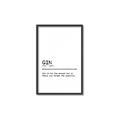 Picture of Quote Gin Question _GroupedProduct_Rectangle_Portrait_Canvas_Framed_