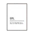 Picture of Quote Gin Question _GroupedProduct_Rectangle_Portrait_Canvas_Framed_