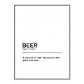 Picture of Quote Beer Stories _GroupedProduct_Rectangle_Portrait_Canvas_Framed_