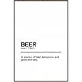 Picture of Quote Beer Stories _GroupedProduct_Rectangle_Portrait_Canvas_Framed_