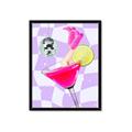 Picture of Disco Martini _GroupedProduct_Rectangle_Portrait_Framed_Matted_