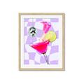 Picture of Disco Martini _GroupedProduct_Rectangle_Portrait_Framed_Matted_