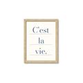 Picture of C'est La Vie II _GroupedProduct_Rectangle_Portrait_Framed_Matted_