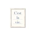 Picture of C'est La Vie II _GroupedProduct_Rectangle_Portrait_Framed_Matted_