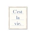 Picture of C'est La Vie II _GroupedProduct_Rectangle_Portrait_Framed_Matted_