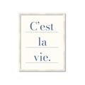 Picture of C'est La Vie II _GroupedProduct_Rectangle_Portrait_Framed_Matted_