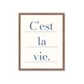 Picture of C'est La Vie II _GroupedProduct_Rectangle_Portrait_Framed_Matted_