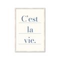 Picture of C'est La Vie II _GroupedProduct_Rectangle_Portrait_Framed_Matted_