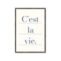 Picture of C'est La Vie II _GroupedProduct_Rectangle_Portrait_Framed_Matted_