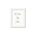 Picture of C'est La Vie II _GroupedProduct_Rectangle_Portrait_Framed_Matted_