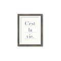 Picture of C'est La Vie II _GroupedProduct_Rectangle_Portrait_Framed_Matted_