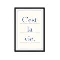 Picture of C'est La Vie II _GroupedProduct_Rectangle_Portrait_Framed_Matted_