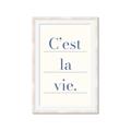 Picture of C'est La Vie II _GroupedProduct_Rectangle_Portrait_Framed_Matted_