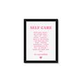 Picture of Pink Self Care _GroupedProduct_Rectangle_Portrait_Framed_Matted_