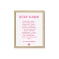 Picture of Pink Self Care _GroupedProduct_Rectangle_Portrait_Framed_Matted_