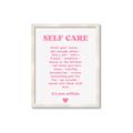 Picture of Pink Self Care _GroupedProduct_Rectangle_Portrait_Framed_Matted_