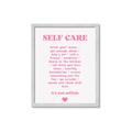 Picture of Pink Self Care _GroupedProduct_Rectangle_Portrait_Framed_Matted_