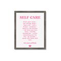 Picture of Pink Self Care _GroupedProduct_Rectangle_Portrait_Framed_Matted_