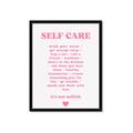 Picture of Pink Self Care _GroupedProduct_Rectangle_Portrait_Framed_Matted_