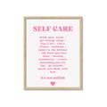 Picture of Pink Self Care _GroupedProduct_Rectangle_Portrait_Framed_Matted_