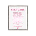 Picture of Pink Self Care _GroupedProduct_Rectangle_Portrait_Framed_Matted_