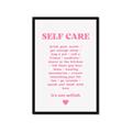 Picture of Pink Self Care _GroupedProduct_Rectangle_Portrait_Framed_Matted_