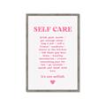 Picture of Pink Self Care _GroupedProduct_Rectangle_Portrait_Framed_Matted_