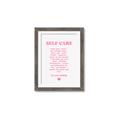 Picture of Pink Self Care _GroupedProduct_Rectangle_Portrait_Framed_Matted_