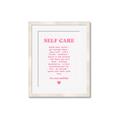 Picture of Pink Self Care _GroupedProduct_Rectangle_Portrait_Framed_Matted_
