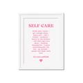 Picture of Pink Self Care _GroupedProduct_Rectangle_Portrait_Framed_Matted_