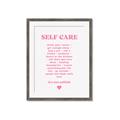 Picture of Pink Self Care _GroupedProduct_Rectangle_Portrait_Framed_Matted_