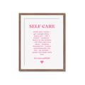 Picture of Pink Self Care _GroupedProduct_Rectangle_Portrait_Framed_Matted_
