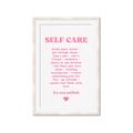 Picture of Pink Self Care _GroupedProduct_Rectangle_Portrait_Framed_Matted_