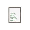 Picture of Green Life _GroupedProduct_Rectangle_Portrait_Framed_Matted_