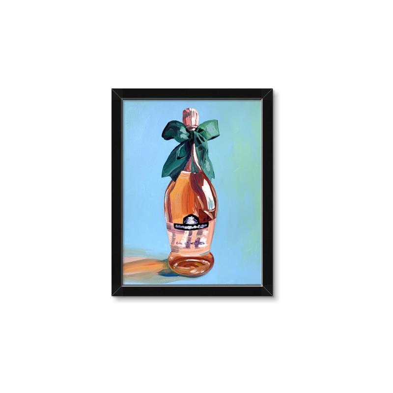 Picture of My Rosé Bottle _GroupedProduct_Rectangle_Portrait_Framed_Matted_