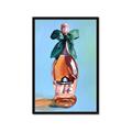 Picture of My Rosé Bottle _GroupedProduct_Rectangle_Portrait_Framed_Matted_