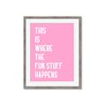 Picture of Fun Stuff Happens _GroupedProduct_Rectangle_Portrait_Framed_Matted_