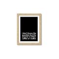 Picture of Coffee or Vodka _GroupedProduct_Rectangle_Portrait_Framed_Matted_