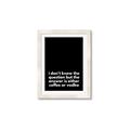 Picture of Coffee or Vodka _GroupedProduct_Rectangle_Portrait_Framed_Matted_