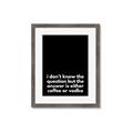 Picture of Coffee or Vodka _GroupedProduct_Rectangle_Portrait_Framed_Matted_