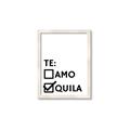 Picture of Tequila Te Amo _GroupedProduct_Rectangle_Portrait_Framed_Matted_
