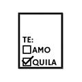 Picture of Tequila Te Amo _GroupedProduct_Rectangle_Portrait_Framed_Matted_