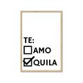 Picture of Tequila Te Amo _GroupedProduct_Rectangle_Portrait_Framed_Matted_