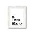 Picture of Tequila Te Amo _GroupedProduct_Rectangle_Portrait_Framed_Matted_